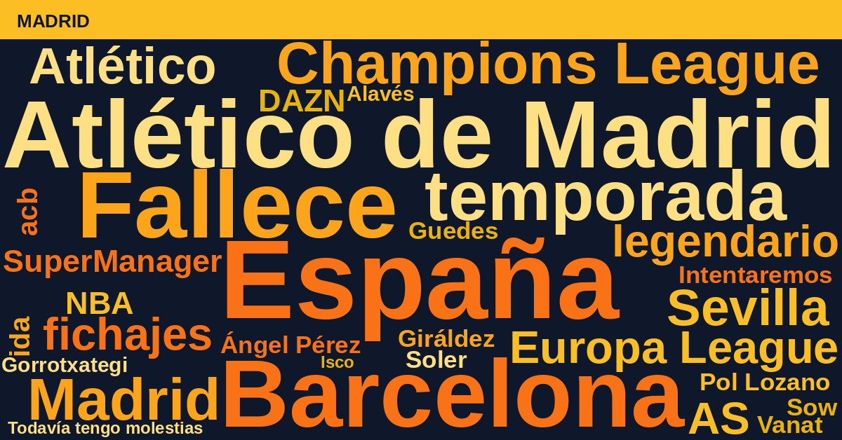 Radiografía Deportiva – Madrid